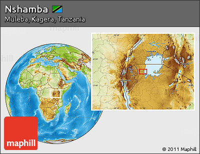 Physical Location Map of Nshamba