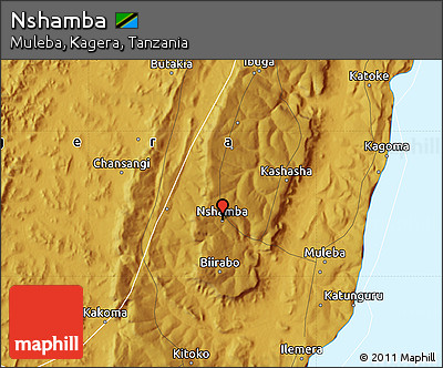 Physical Map of Nshamba