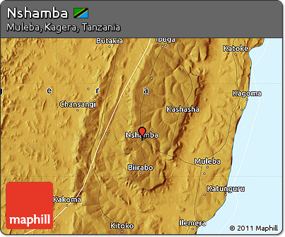 Physical Map of Nshamba