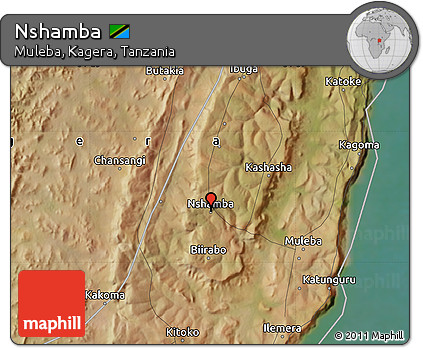 Satellite Map of Nshamba