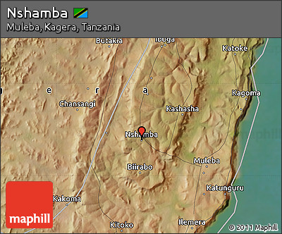 Satellite Map of Nshamba