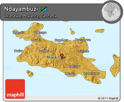 Physical 3D Map of Ndayambuzi