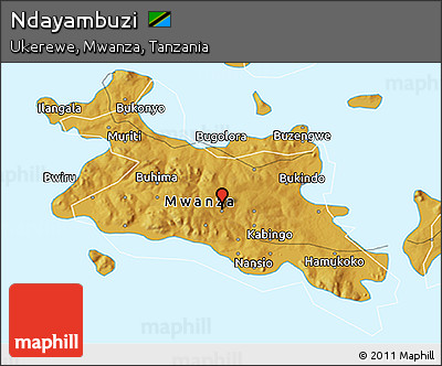 Physical 3D Map of Ndayambuzi