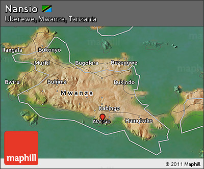 Satellite 3D Map of Nansio