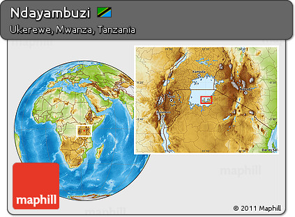 Physical Location Map of Ndayambuzi