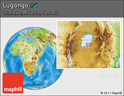Physical Location Map of Lugongo