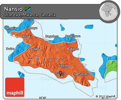 Political Map of Nansio