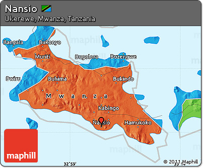Political Map of Nansio