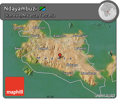 Satellite Map of Ndayambuzi