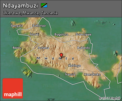 Satellite Map of Ndayambuzi
