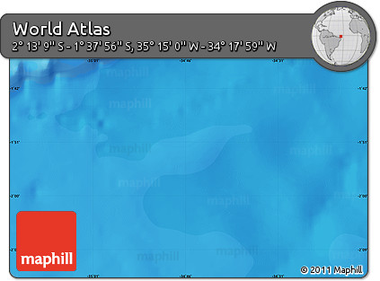 Political Map of the Area around 1° 55' 32" S, 34° 46' 29" W