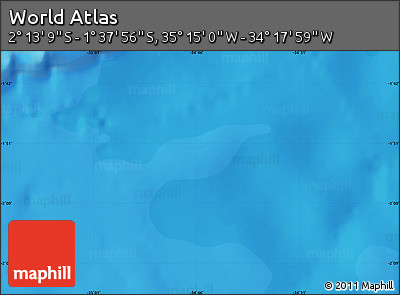 Political Map of the Area around 1° 55' 32" S, 34° 46' 29" W