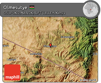 Satellite 3D Map of Olmesutye