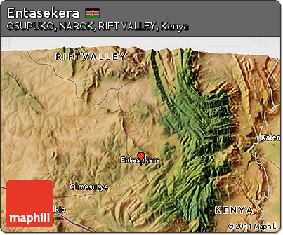 Satellite 3D Map of Entasekera