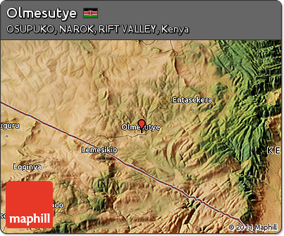 Satellite 3D Map of Olmesutye