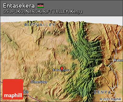 Satellite 3D Map of Entasekera
