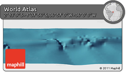 Satellite Panoramic Map of the Area around 1° 55' 32" S, 36° 28' 30" W