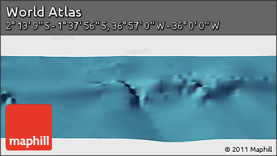 Satellite Panoramic Map of the Area around 1° 55' 32" S, 36° 28' 30" W