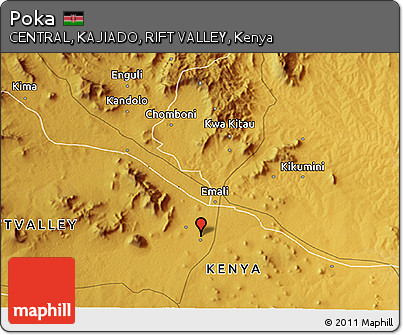 Physical 3D Map of Poka