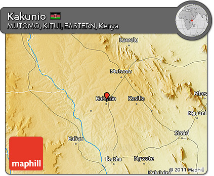 Physical 3D Map of Kakunio