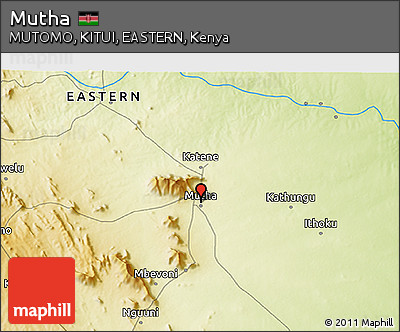 Physical 3D Map of Mutha