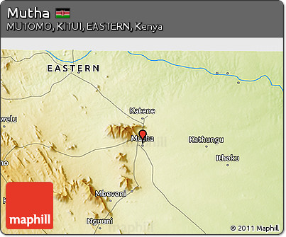 Physical 3D Map of Mutha