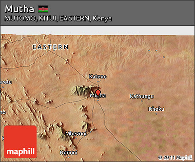 Satellite 3D Map of Mutha