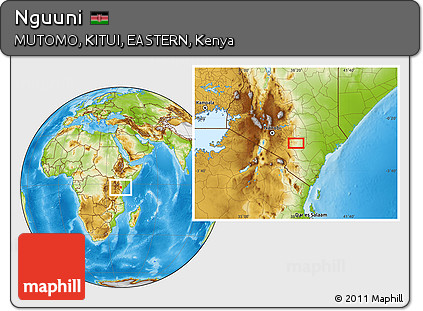 Physical Location Map of Nguuni