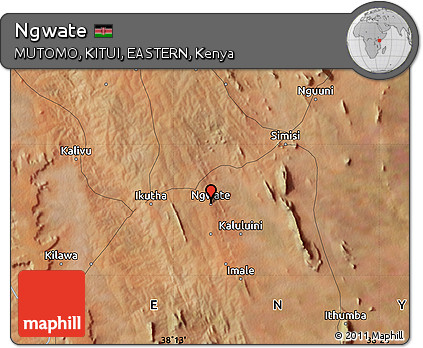 Satellite Map of Ngwate