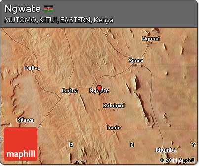 Satellite Map of Ngwate