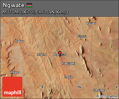 Satellite Map of Ngwate
