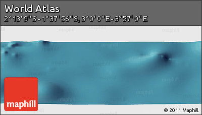 Satellite Panoramic Map of the Area around 1° 55' 32" S, 3° 28' 30" E