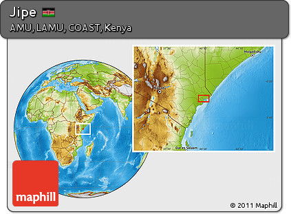Physical Location Map of Jipe