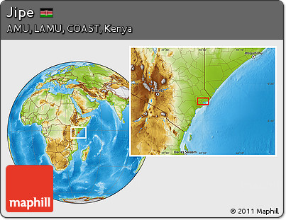 Physical Location Map of Jipe