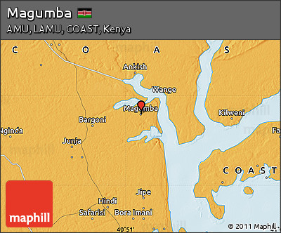 Political Map of Magumba