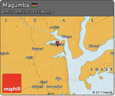 Political Map of Magumba