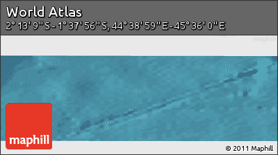 Satellite Panoramic Map of the Area around 1° 55' 32" S, 45° 7' 30" E