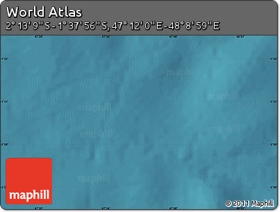 Satellite Map of the Area around 1° 55' 32" S, 47° 40' 29" E