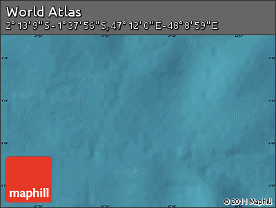 Satellite Map of the Area around 1° 55' 32" S, 47° 40' 29" E