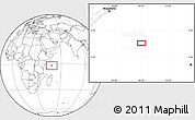 Blank Location Map of the area around 1° 55' 32" S, 49° 22' 30" E