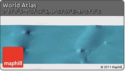 Satellite Panoramic Map of the Area around 1° 55' 32" S, 49° 22' 30" E