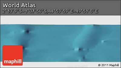 Satellite Panoramic Map of the Area around 1° 55' 32" S, 49° 22' 30" E