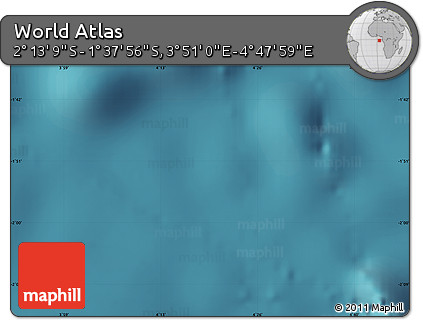 Satellite Map of the Area around 1° 55' 32" S, 4° 19' 30" E