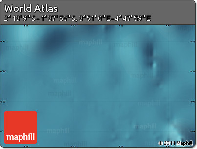 Satellite Map of the Area around 1° 55' 32" S, 4° 19' 30" E