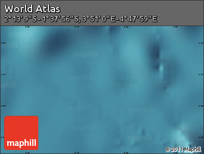 Satellite Map of the Area around 1° 55' 32" S, 4° 19' 30" E
