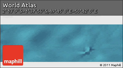 Satellite Panoramic Map of the Area around 1° 55' 32" S, 50° 13' 30" E