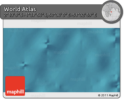 Satellite 3D Map of the Area around 1° 55' 32" S, 51° 4' 30" E