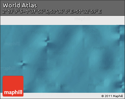 Satellite 3D Map of the Area around 1° 55' 32" S, 51° 4' 30" E