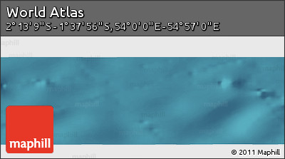 Satellite Panoramic Map of the Area around 1° 55' 32" S, 54° 28' 30" E