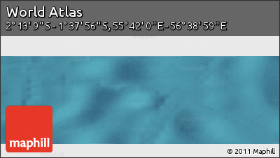 Satellite Panoramic Map of the Area around 1° 55' 32" S, 56° 10' 29" E